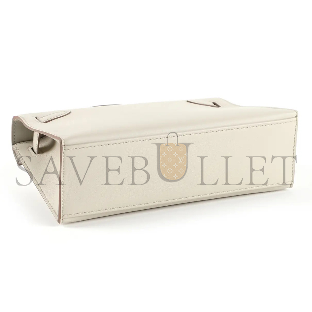 H**mes KELLY CLUTCH LEATHER CLUTCH BAG (22*14*7cm)